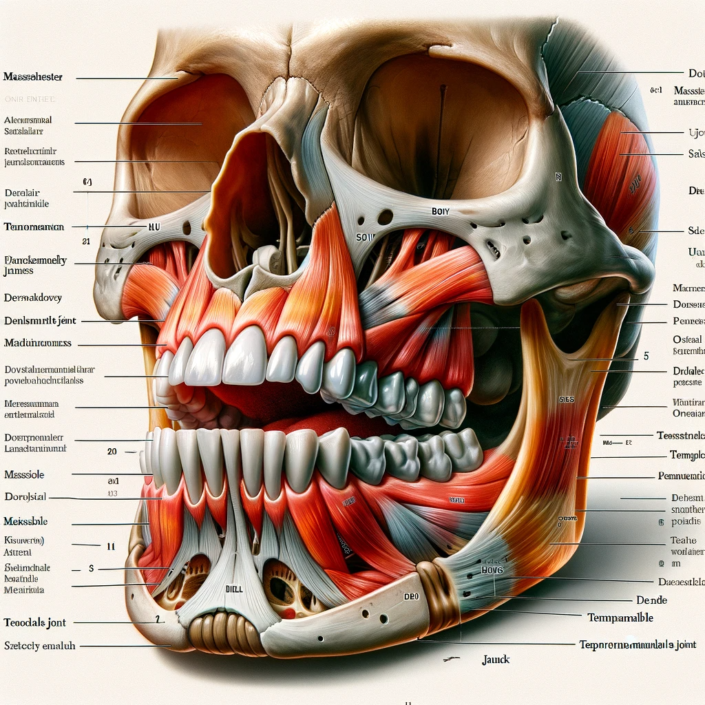 anatomía de la mandíbula