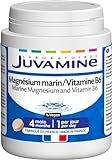 JUVAMINE - Equilibrio Nervioso - Magnesio Marino 300mg + Vitamina B6 - FORMATO MAXI - 4 Meses - 120 Comprimidos